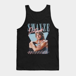 Patrick Swayze ∆ 90s Styled Retro Graphic Design Tank Top